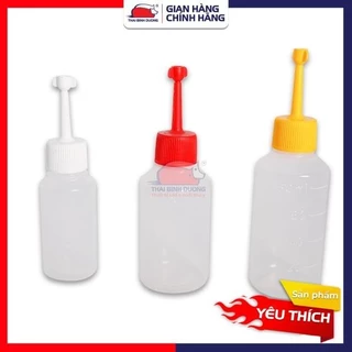 Lọ nhựa, chai nhựa đựng tinh dầu, lọ san chiết dung tích 50ml 80ml 90ml 100ml có vạch chia nắp vặn