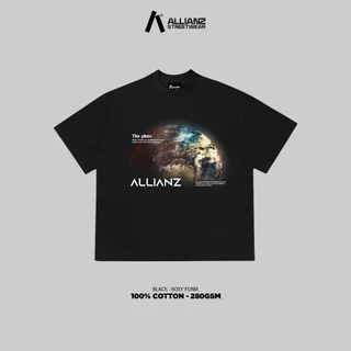 T-Shirt Áo Thun 280GSM The Pluto Allianz Form Boxy Chất liệu Cotton 100%