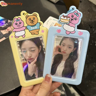 [Permanenty] Hàn Quốc Ins Rabbit 3 Inch Kpop Photocard Chủ Túi Đựng Thẻ Ảnh Thần Tượng Tay Áo Trưng Bày Mặt Dây Chuyền Văn Phòng Phẩm Kawaii