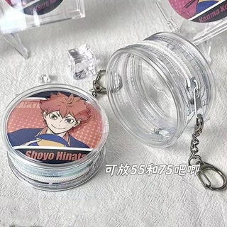 58mm Trong Suốt Anime Huy Hiệu Ita Túi Bảo Vệ Mini Túi Tròn Sinh Viên Nhật Bản Hoạt Hình Chân Huy Hiệu Mặt Dây Chuyền Jujutsu Kaisen Haikyuu Khóa Xanh Bungo Đi Lạc Chó Honkai: Đường Sắt Ngôi Sao