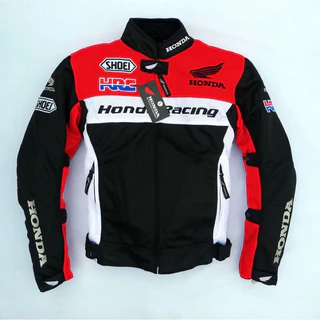 Áo khoác bảo hộ Honda Racing (kèm bộ gù giáp bảo vệ) đi mô tô _xe máy _phượt_dã ngoại