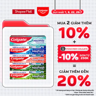 Kem đánh răng Colgate Maxfresh the mát dài lâu gấp 10 lần