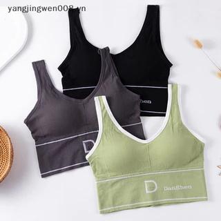 Yangwen Gợi Cảm Nữ Thể Thao Yoga Áo Ngực Push Up Bralette Thoáng Khí Liền Mạch Có Miếng Lót Tập Thể Dục Tập Gym Crop Tops Áo Chạy Bộ Áo Vest.