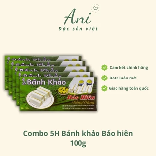 COMBO 5 hộp bánh khảo Bảo Hiên 100g