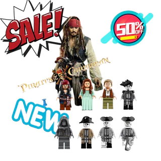 Tương thích với LEGO mini Pirates of the Caribbean series Captain Salazar lắp ráp khối xây dựng hình - đồ chơi lắp ráp giáo dục cho trẻ em đồ trang trí