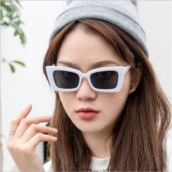 Kính râm mắt mèo phong cách retro chống tia UV, Kính mát nam nữ cá tính và dễ thương Styley K018