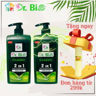 [COMBO 2 CHAI] Tắm gội 2 trong 1 hương ROMANO cổ điển lịch lãm DR.BIO 2in1