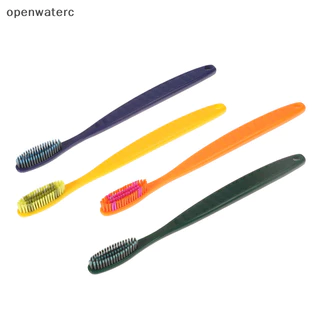 Openwaterc Nano Bàn chải đánh răng Chăm sóc bàn chải đánh răng đầu dài Lông mềm Chăm sóc răng miệng Loại bỏ vết bẩn Vết bẩn Cà phê vn