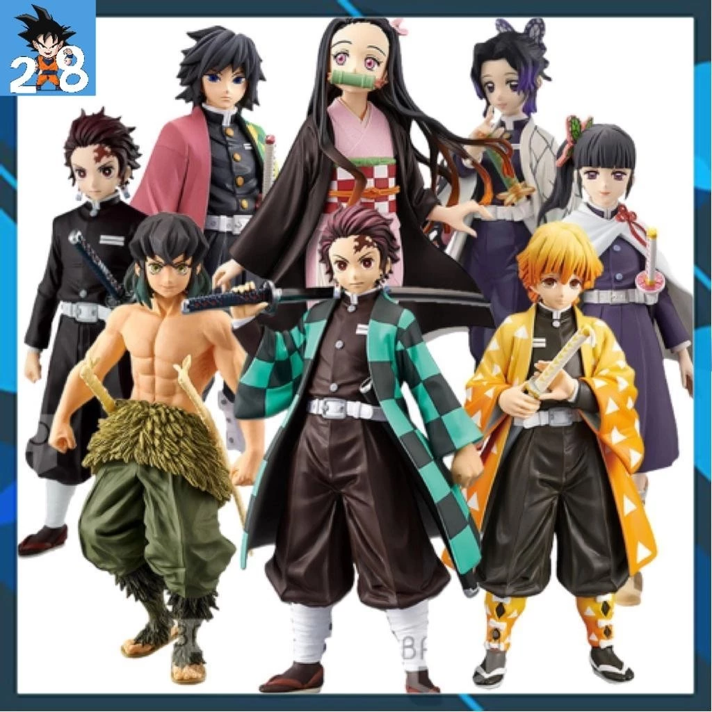 Mô hình Kimetsu No Yaiba - Tanjiro Inosuke Zenitsu Nezuko - Giá cực rẻ - Kimetsu No Yaiba - No Box Đồ Chơi