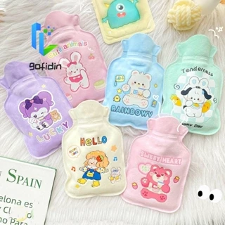 Bình Nước Nóng GOFIDIN, Túi Nước Nóng Dễ Thương Kuromi Đổ Xô, Ấm Tay Nhỏ 150ml Kawaii Di Động Mùa Đông