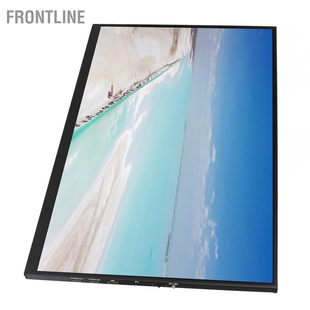 Frontline Màn hình di động 18 inch Chuyên nghiệp 1920x1200P Tốc độ làm mới cao HD Giao diện đa phương tiện Loại C