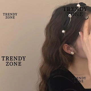 Băng đô thanh lịch TRENDYZONE, Vòng buộc tóc bằng vải cổ điển, Dây buộc tóc thời trang