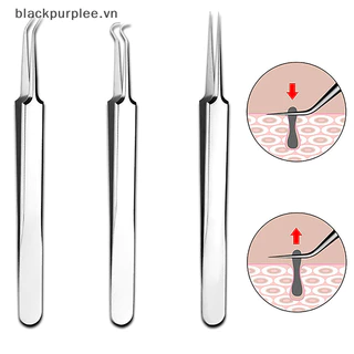 Bpurple 8CM Cell Pimples Kẹp mụn đầu đen Nhíp Thẩm mỹ viện Dụng cụ cạo đặc biệt Đóng hiện vật Hỗ trợ giảm mụn.