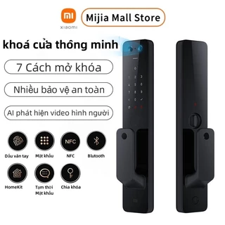 khoá cửa thông minh Xiaomi Khóa vân tay khóa điện tử khóa số Khóa cửa vân tay tay nắm cửa