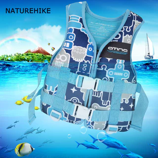 Naturehike Áo phao trẻ em ngoài trời di động không bơm hơi thoáng khí áo phao cứu hộ nước lướt sóng vest