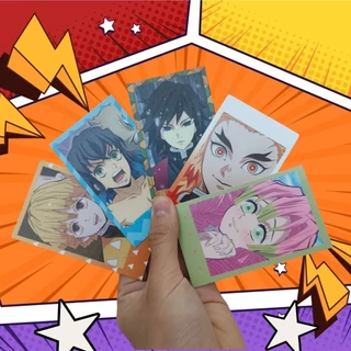 [ CARD POLAROID ] Card Polaroid Deco Lomo Anime Kimetsu no Yaiba/Demon Slayer - Cán Màng Nhám Chống Xước 2 Mặt