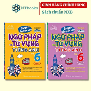 Sách - Combo 2 cuốn - GLOBALL SUCESS Combo luyện chuyên sâu ngữ pháp và từ vựng tiếng anh lớp 6 Tập 2 + Tập 2