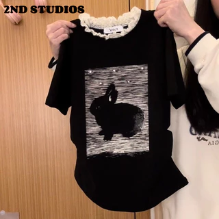 2ND STUDIOS áo phông áo thun nữ croptop baby tee Fashion Phong cách Casual phổ biến WCS2451881 22Z240527