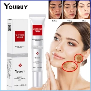 ⚡⚡COD YOUBUY Kem dưỡng trắng da trị tàn nhang Niacinamide 20g Giảm sắc tố Làm trắng da hiệu quả Loại bỏ đốm đen Làm sáng tông màu da Dưỡng ẩm Kem làm trắng da