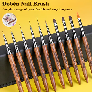 Myp Sandal Nail Design Art Pen Nail Construction Paing Brush Uv Gel Nối Dài Vẽ Khắc Bút Diy Dụng Cụ Làm Móng Tay VN