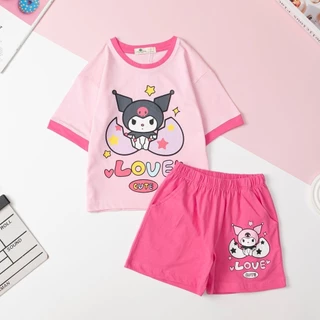 Bộ quần áo cho bé gái Kuromi  size 10-28kg đẹp