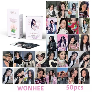 50-55pcs/box ILLIT Holographic Laser Lomo Cards SUPER REAL ME Album Photocards WONHEE Solo YUNAH MINJU MOKA IROHA Hologram Postcards