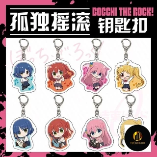 Móc khóa Bocchi The Rock! Gotou Hitori Ijichi Yamada Ryo Kita Ikuyo c12 Phụ kiện trang trí túi xách Balo