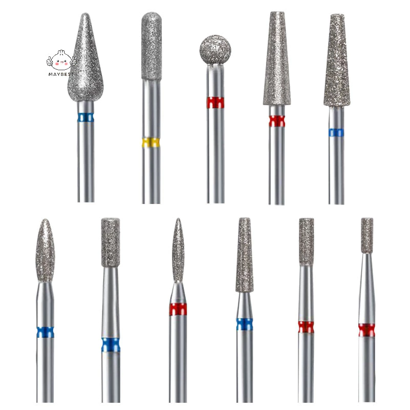 Maybest Diamond Nail Drill Bits Cuticle Clean Làm móng tay Dụng cụ tẩy móng chân {VN}