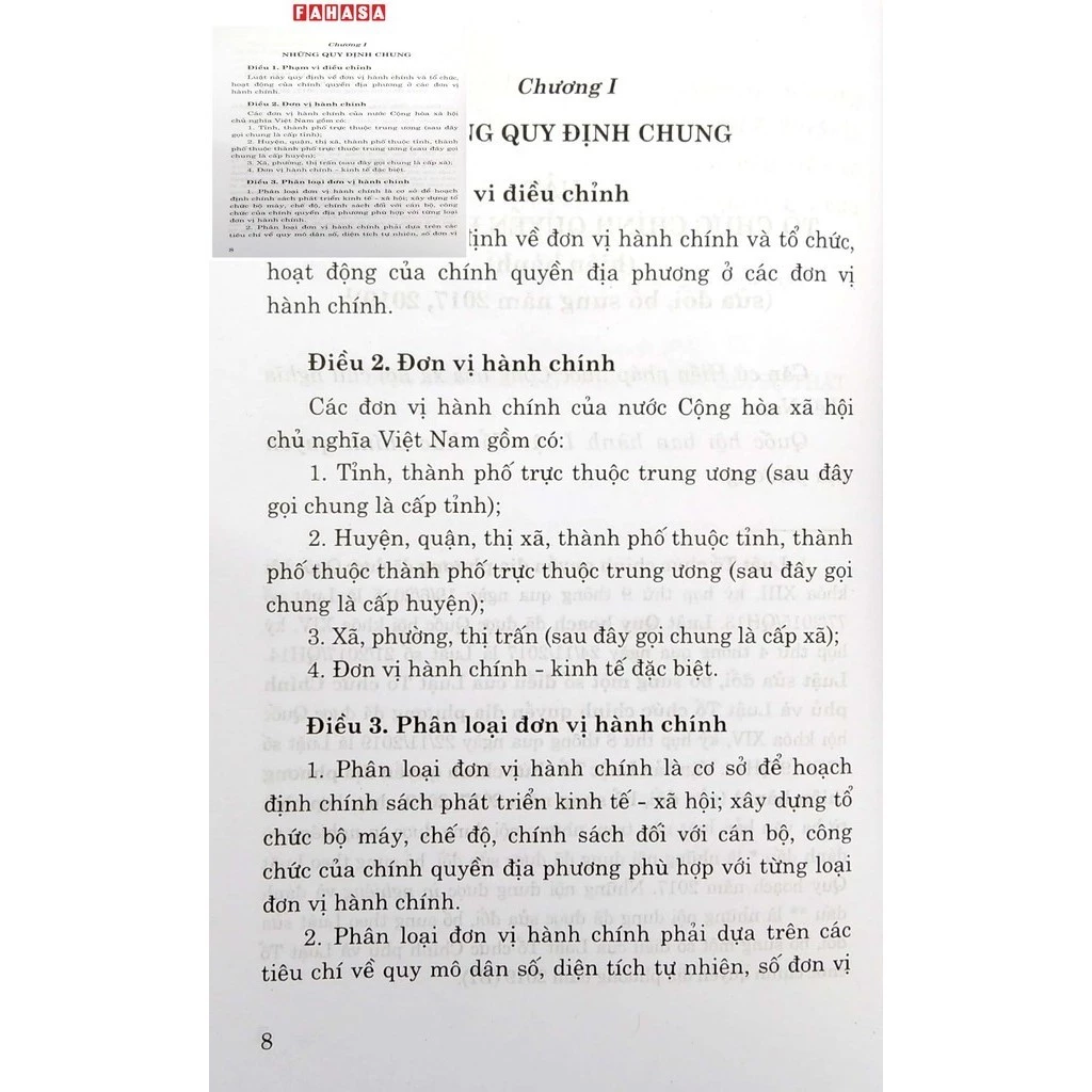 Sách Luật Tổ Chức Chính Quyền Địa Phương (Hiện Hành) (Sửa Đổi, Bổ Sung Năm 2017, 2019)