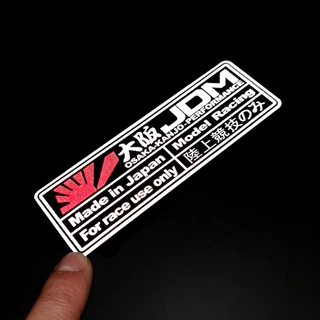 Decal dán Vinyl in hình Osaka JDM phản quang cho ô tô và xe máy