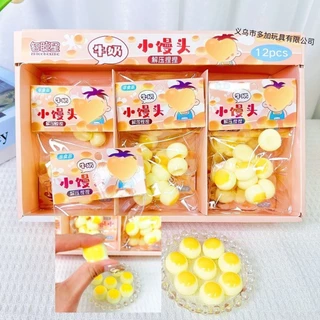 Đồ chơi squishy mochi  Một Bun Hấp Nhỏ Giải Nén Pinch Nhạc Có Chuông Độc Đáo Chống Dính Little Red Book Cùng Phong Cách Đồ Chơi Nhỏ Gian Hàng Chơi