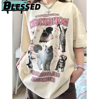 Blessed áo phông áo thun nữ croptop baby tee Cute Fashion Casual Thời trang WTX2440M3S 15Z240413