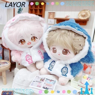 Áo hoodie sang trọng LAY, Quần áo búp bê thủ công 2 màu, Phụ kiện búp bê thời trang dễ thương Búp bê Cotton 20cm / Búp bê BJD 1 / 12 / 1 / 11 1 / 12 Búp bê OB11