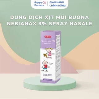 Dung Dịch Xịt Mũi Buona Nebianax 3% Spray Nasale, 100ml (3M+)