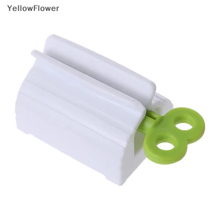 Yellowflower Kem Đánh Răng Bóp Dụng Cụ Phòng Tắm Mỹ Phẩm Bấm Sữa Rửa Mặt Cán TH