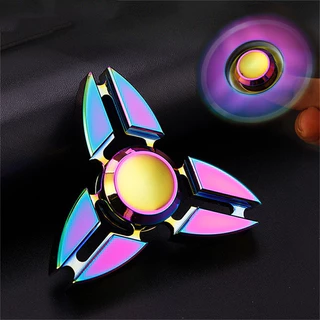 Con quay đồ chơi fidget spinner bằng hợp kim kẽm màu sắc, loạI giúp giảm stress hiệu quả (Nhiều Mẫu)-BOMME