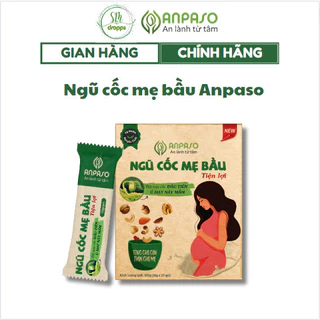 Ngũ Cốc Mẹ Bầu Anpaso, Bột Ngũ Cốc Không Đường Óc Chó Hạnh Nhân Dinh Dưỡng Cho Mẹ Bầu giàu vitamin