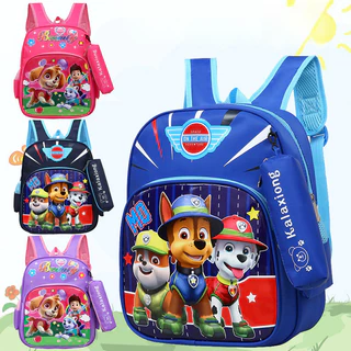 Trẻ em Schoolbag Hoạt hình In Paws Team Ba lô mẫu giáo Ba lô lớp 1