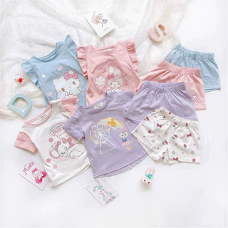 Bộ đồ ngủ trẻ em New Girl Baby Thin Star Delu Điều hòa không khí Nội thất gia đình