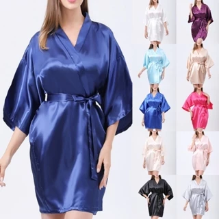 ⭐Yafexbag⭐Sleepwear Bridal Gown Comfortable Lace Nightdress Nightwear Satin Robes⭐Brand New