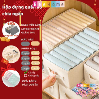 Hộp Đựng Quần Áo , Đựng Đồ Cá nhân, Áo, Mũ, 0,7,9,11 NGăn Có Thể Gấp Gọn Tiết Kiệm Không Gian Tủ Beecare