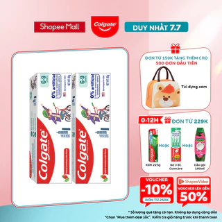 Bộ 2 Kem đánh răng Colgate Kid Free From cho trẻ em 6-9 tuổi không chất bảo quản 80g