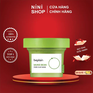 Mặt Nạ Đất Sét Đậu Xanh Beplain Mung Bean Pore Clay Mask - ninishop