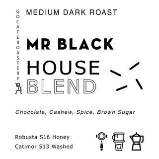 House Blend Espresso, Cà phê BLEND MR BLACK - G.O Cafe Roastery