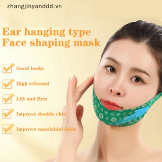 ♥Zb♥ Loại treo tai Chin Cheek Slimming V Shaper V Line Lifg Mask Face Lifg Dây đeo chống nhăn Mặt nạ ngủ ^ d ^