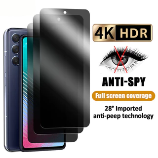 Kính cường lực chống gián điệp Bảo vệ màn hình cho Samsung Galaxy A05S A05 A15 A25 A35 A55 A14 A34 A54 5G A24 4G Bảo vệ thông tin riêng tư của bạn Bảo mật Mặt trước Phim chống gián điệp cứng