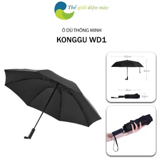 Ô dù Konggu WD1, chống gió chống mưa, gấp tự động - Shop Thế giới điện máy