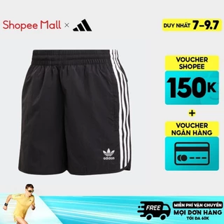 adidas Phong cách sống Quần Short Sprinter Classics Adicolor Nam Đen HS2069