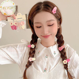 Flyup 2 Chiếc Kẹp Tóc Hoa Dễ Thương BB Kẹp Bộ Bé Gái Nữ Kẹp Tóc Bên Kẹp Tóc Barrette Mũ Phụ Kiện Tóc Mũ Đội Đầu VN