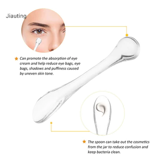 Jiauting 5 Chiếc Acrylic Mỹ Phẩm Thìa Muỗng Kem Mắt Applicator Chống Nhăn Mắt Máy Mát Xa Dính Mặt nạ Thìa Chăm Sóc Da Dụng Cụ Làm Đẹp Mgn